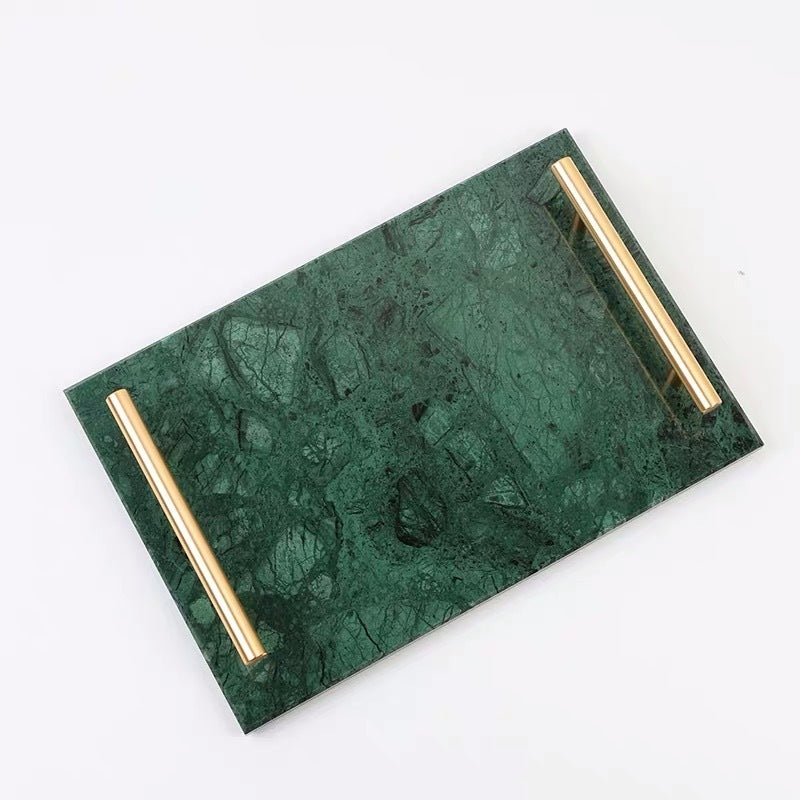 Marble Dessert & Jewelry Storage Tray