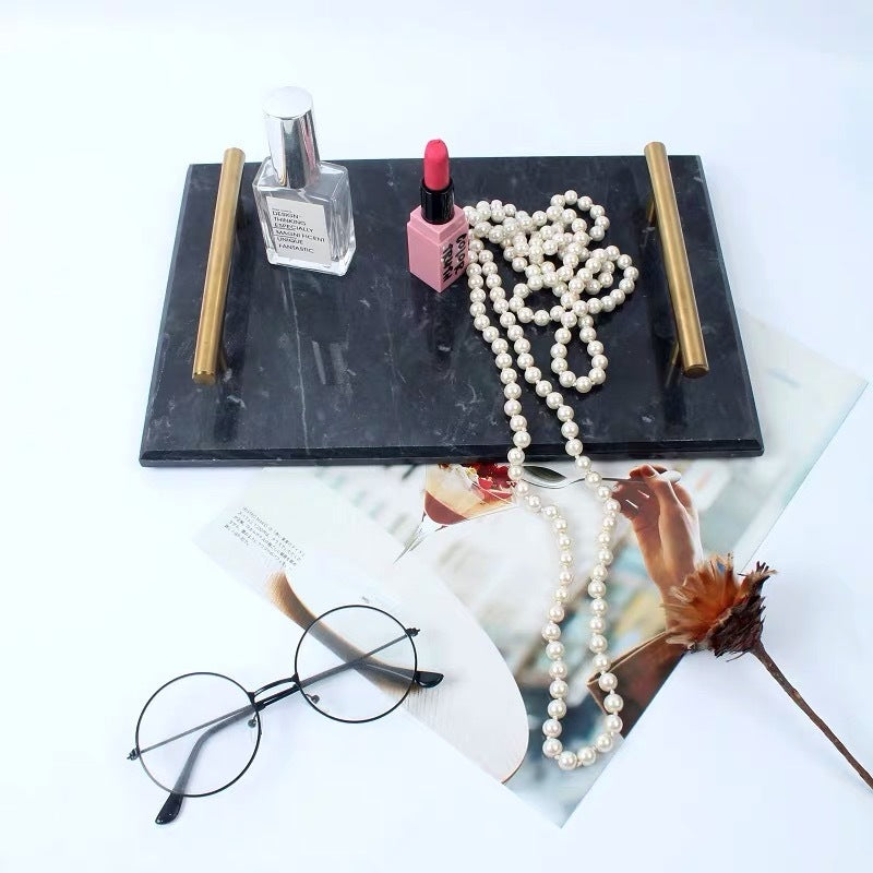 Marble Dessert & Jewelry Storage Tray