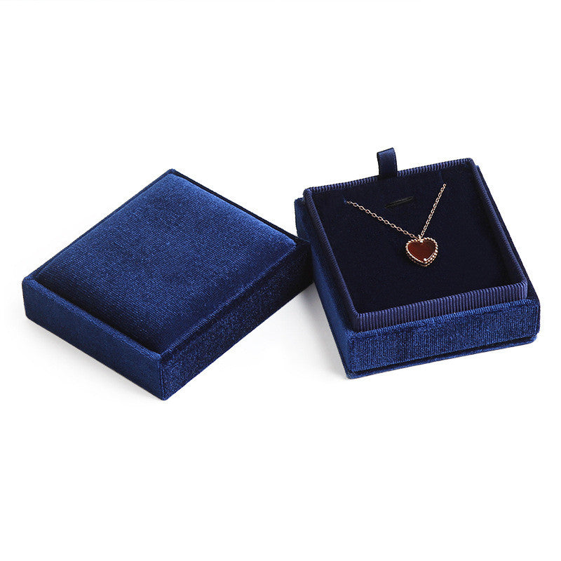 Corduroy jewelry box jewelry box ring bracelet pendant box jewelry earrings packing box manufacturers wholesale