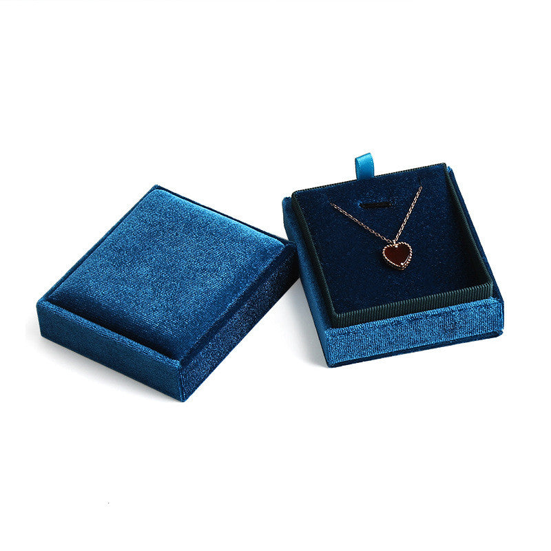 Corduroy jewelry box jewelry box ring bracelet pendant box jewelry earrings packing box manufacturers wholesale