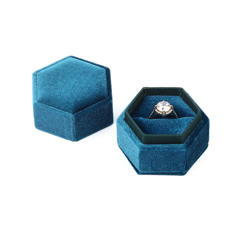 Corduroy jewelry box jewelry box ring bracelet pendant box jewelry earrings packing box manufacturers wholesale