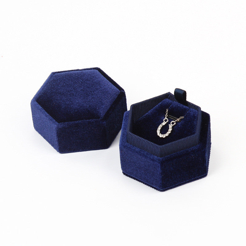 Corduroy jewelry box jewelry box ring bracelet pendant box jewelry earrings packing box manufacturers wholesale