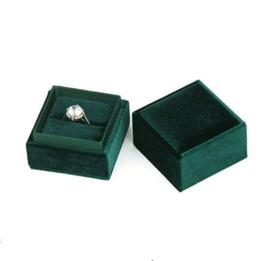 Corduroy jewelry box jewelry box ring bracelet pendant box jewelry earrings packing box manufacturers wholesale