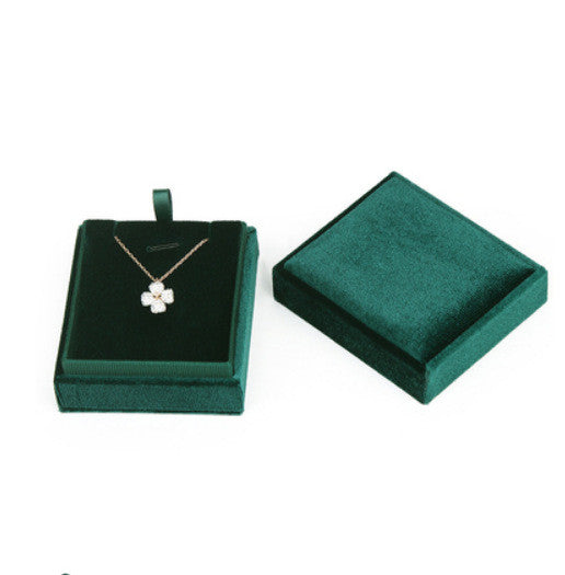 Corduroy jewelry box jewelry box ring bracelet pendant box jewelry earrings packing box manufacturers wholesale