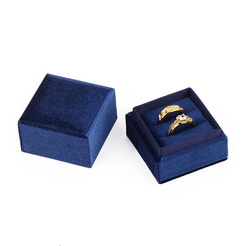 Corduroy jewelry box jewelry box ring bracelet pendant box jewelry earrings packing box manufacturers wholesale