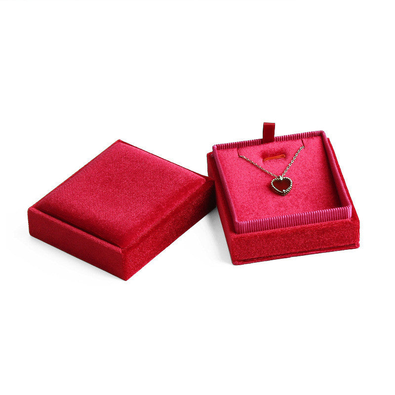 Corduroy jewelry box jewelry box ring bracelet pendant box jewelry earrings packing box manufacturers wholesale