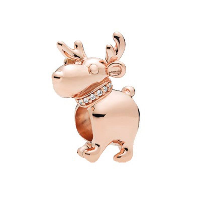 New Silver Animal Series Bead Charm