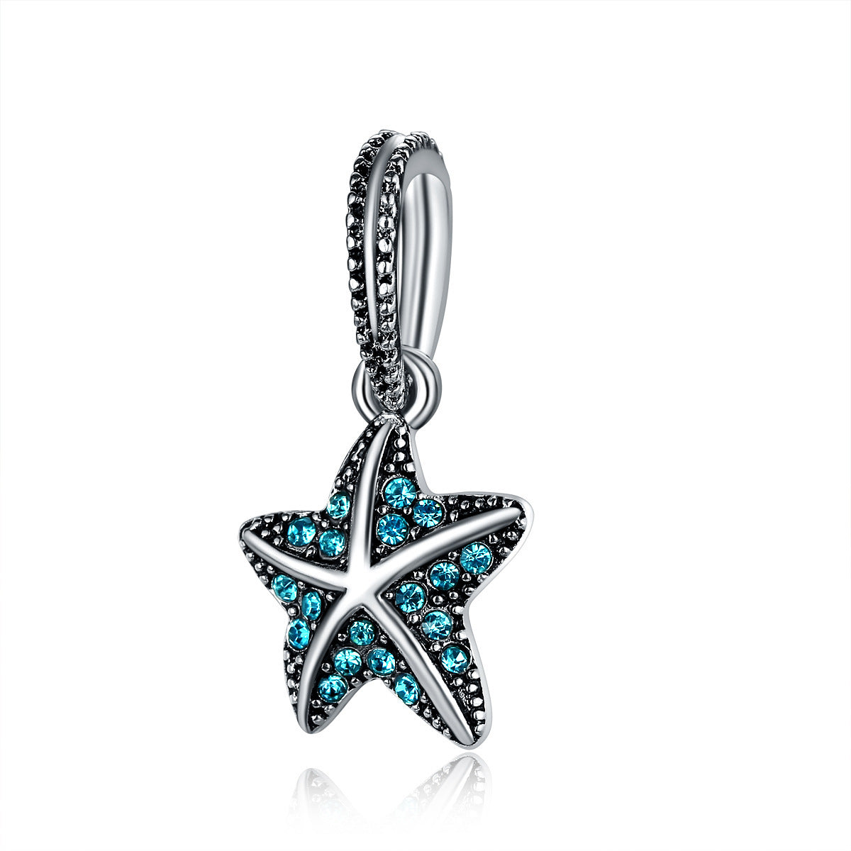 Net Red Bracelet Charm With Ocean Wind Blue Pendant