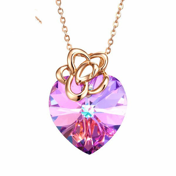 Jewelry Wholesale Fashion Colorful 925 Heart Pendant