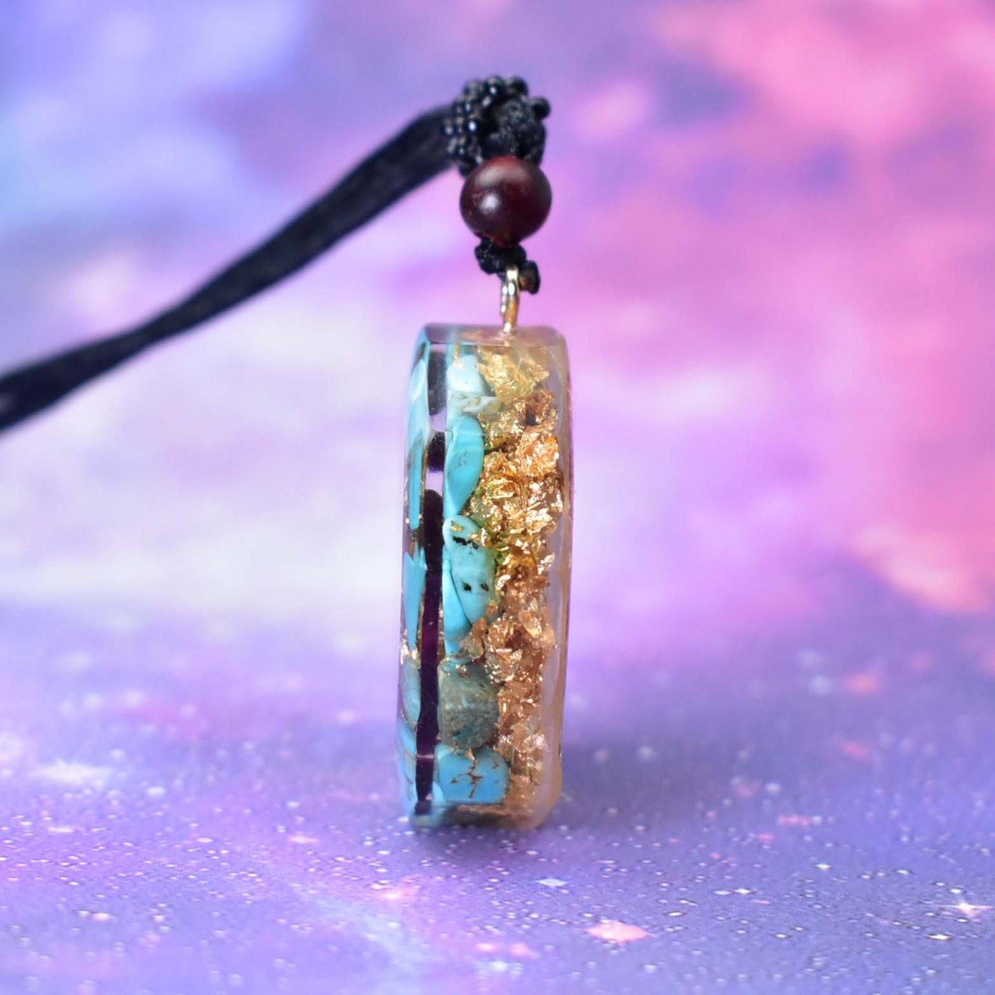 Natural Crystal Seven Chakra Pendant Jewelry