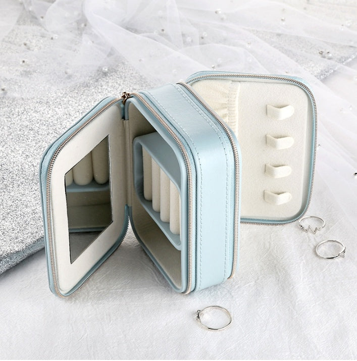 Portable PU Jewelry Storage Box