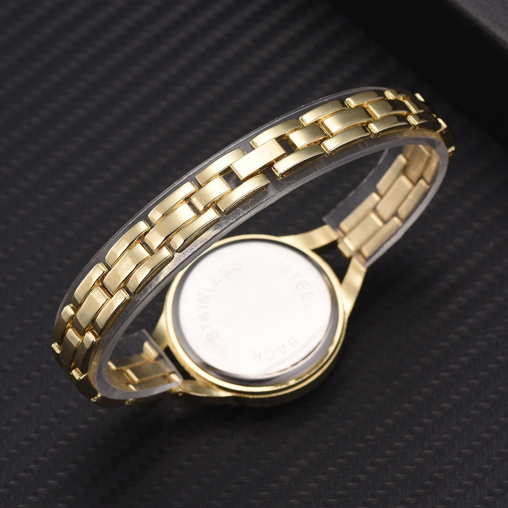 Alloy personality quartz watch