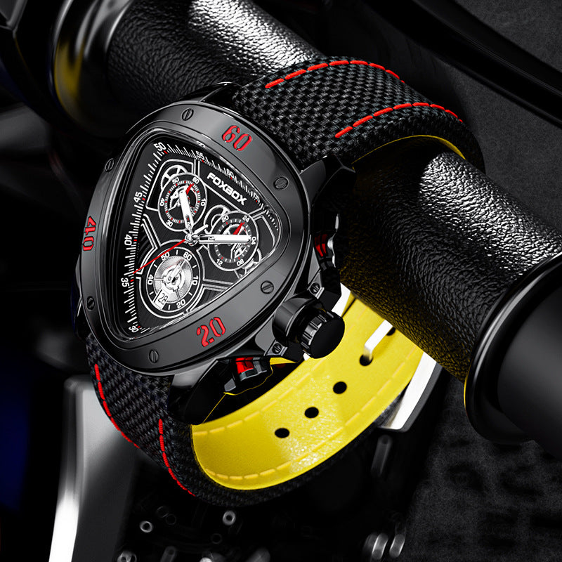 Triangular Snake Head Multi-functional Chronometer