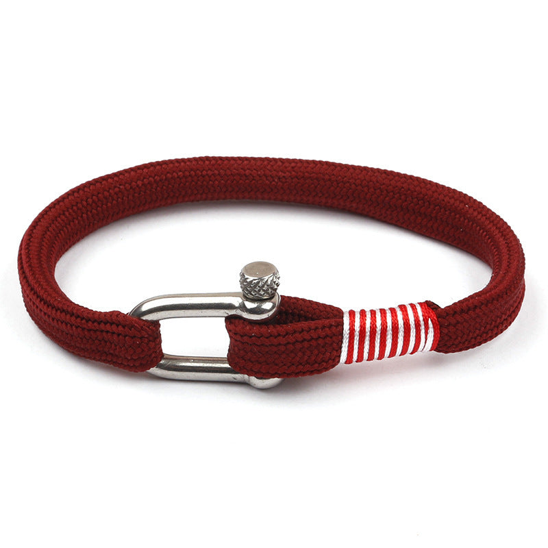 Anchor men's bracelet