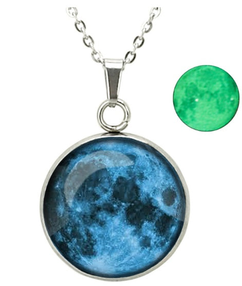 Glow Moon Necklace For Women Jewelry