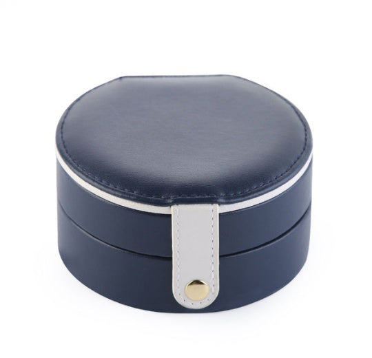 Portable Zippered Cosmetic and Jewelry Storage Box