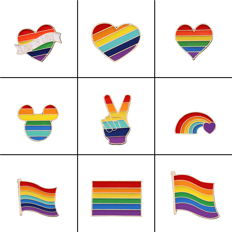 9 Style LGBT Design Pins