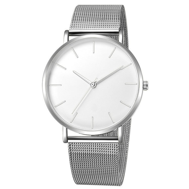 Mesh belt men's watch