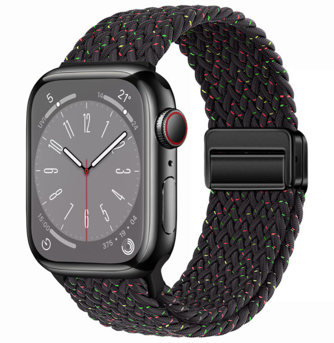 Magnetic Buckle Woven Loop Integrated Strap