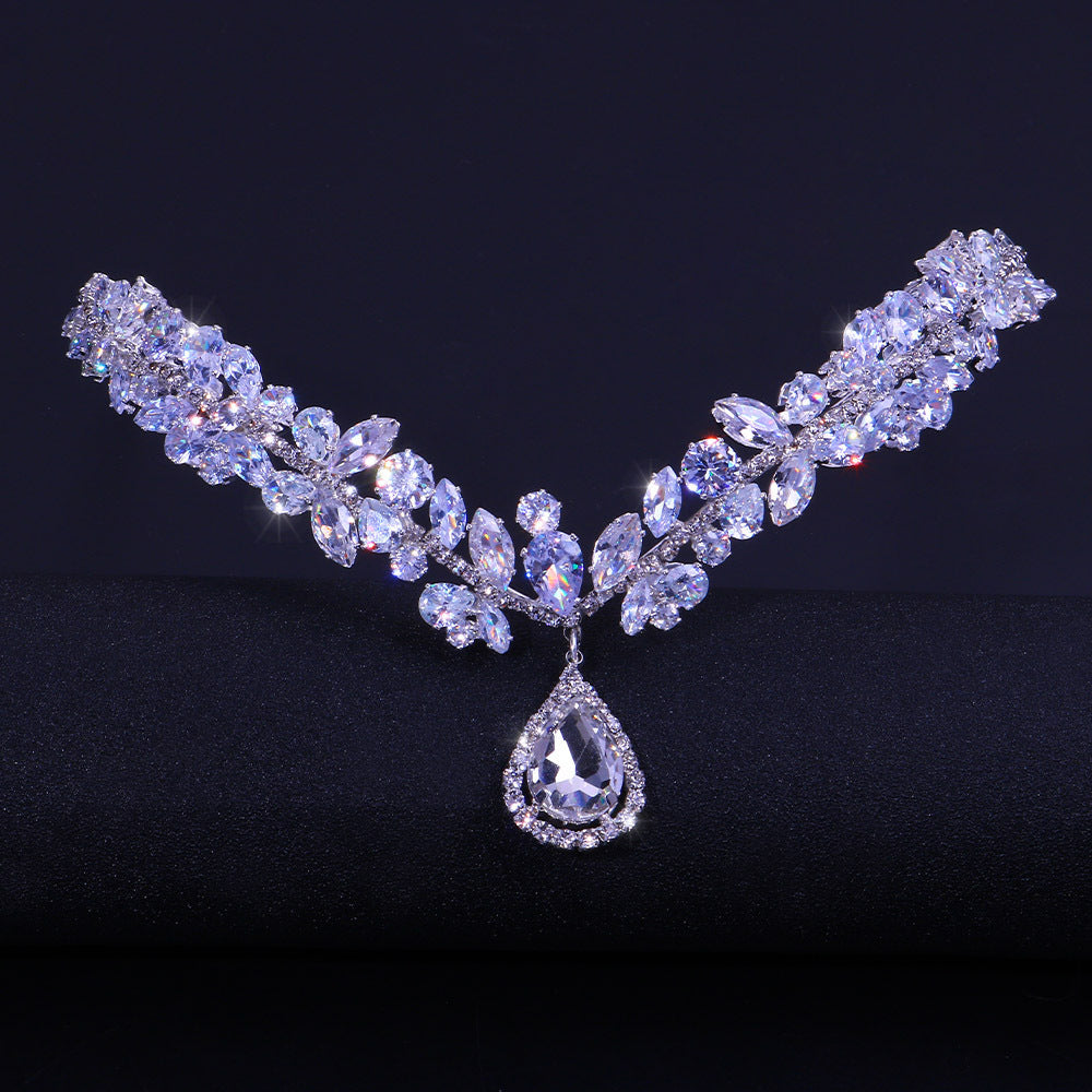 Head Chain Bridal Jewelry Women Luxury High-end Zircon Headband