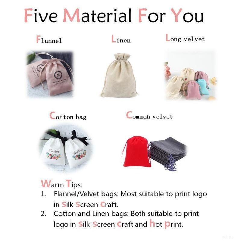 Custom Jewelry Gift Bags Customized Drawstring Pouch In Any