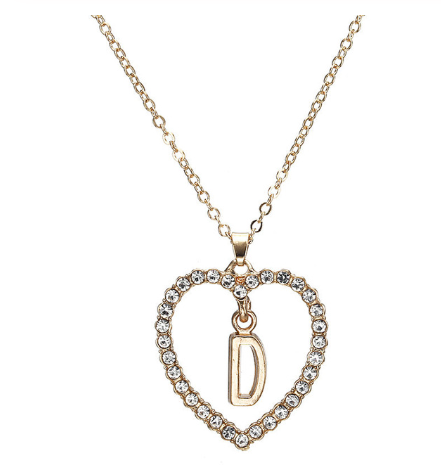 Romantic Love Pendant Necklace For Girls