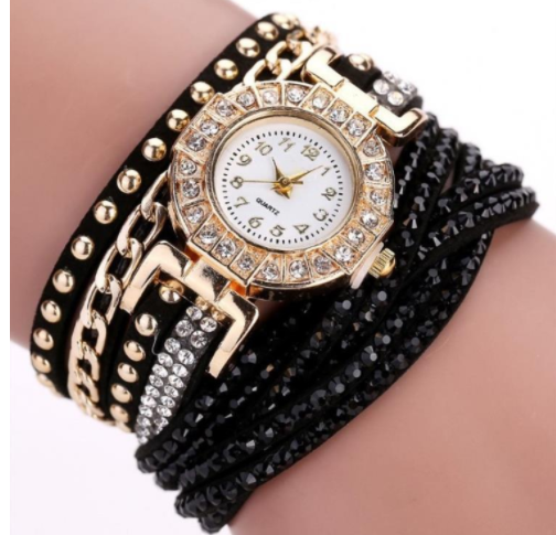 Fashion Ladies Twist Braided Quartz Watch