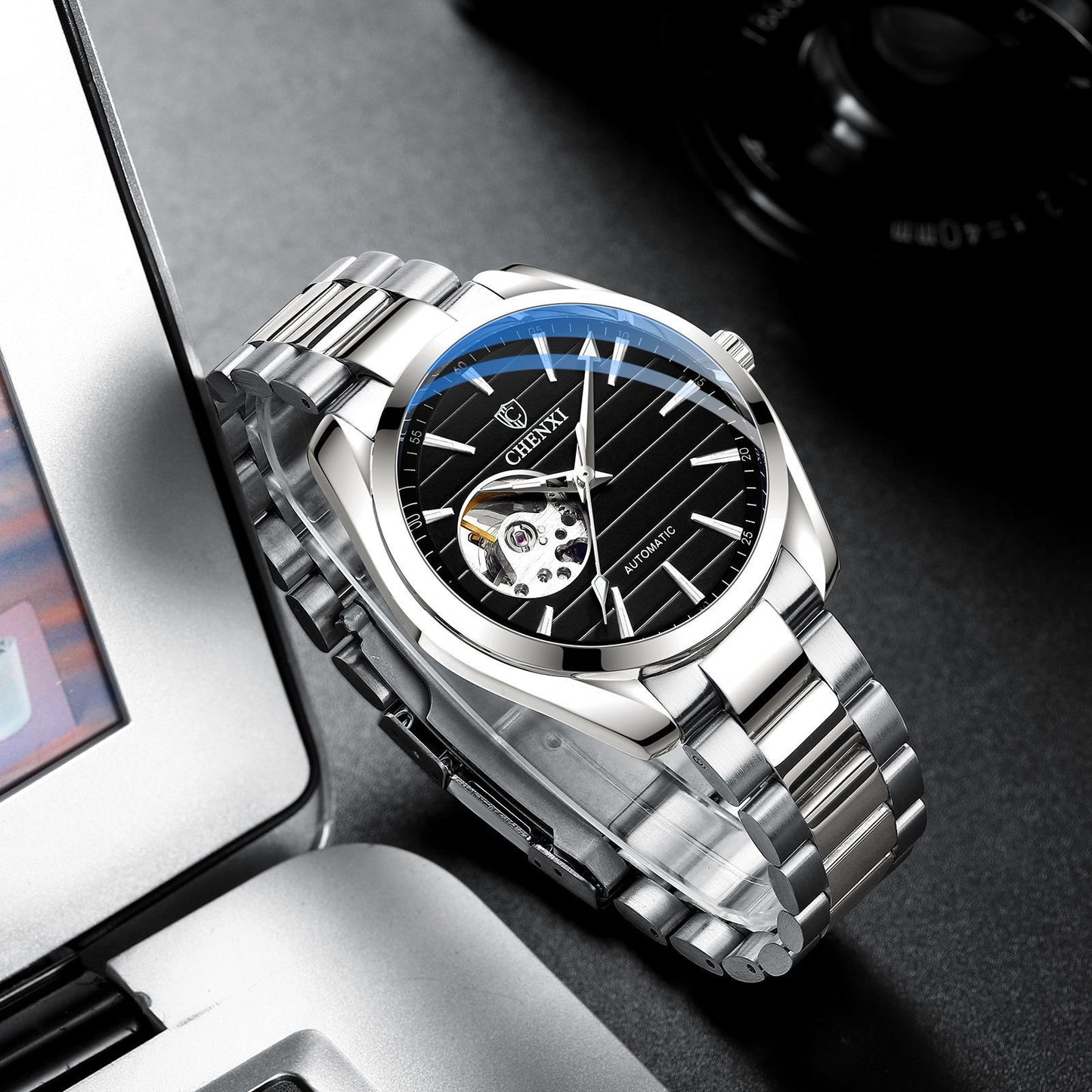 Men's Automatic Hollow Mechanical Watch