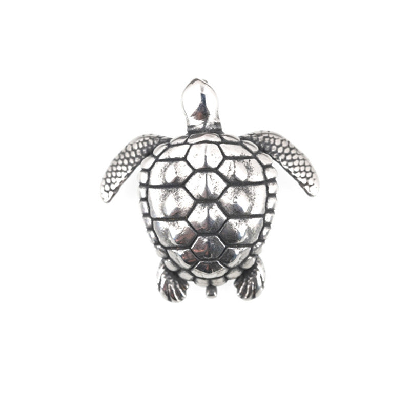 Ornament Accessories Small Sea Turtle Boys Titanium Steel Necklace