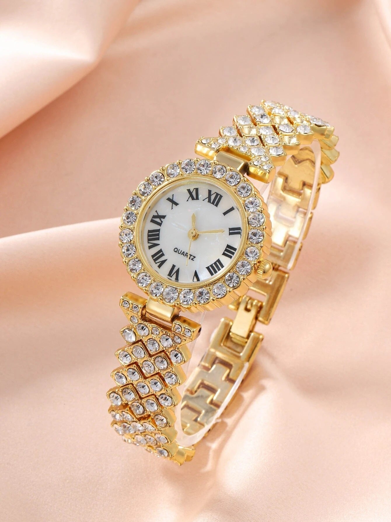 Women's Fashion Watch Gift Full Diamond Versatile High-grade Quartz Watch