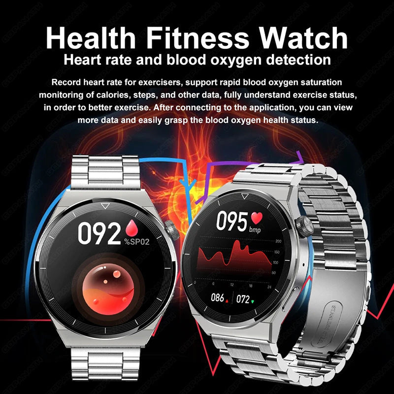 GT3 Pro Fashion HD Large Round Screen Smart Watch