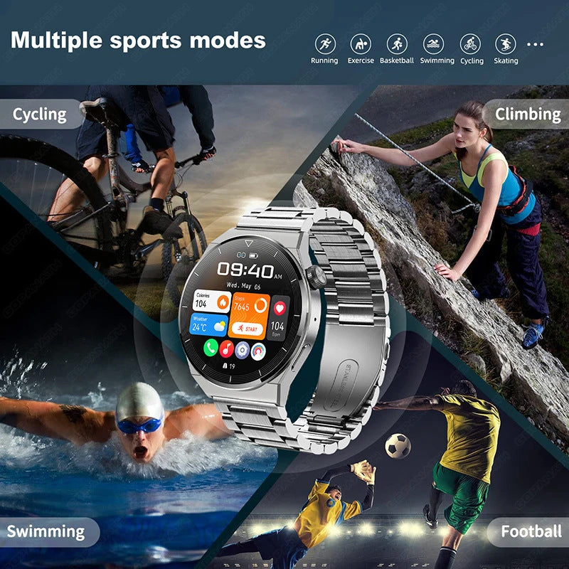 GT3 Pro Fashion HD Large Round Screen Smart Watch