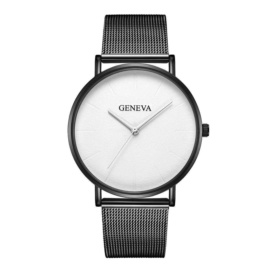 Men's watch men's watch steel mesh strap watch