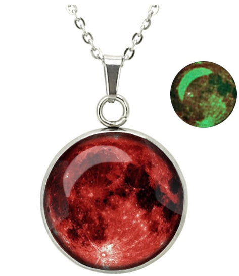 Glow Moon Necklace For Women Jewelry