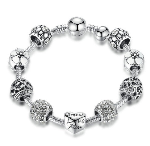 Silver Charm Bracelet