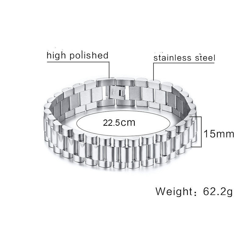 Titanium steel bracelet for men