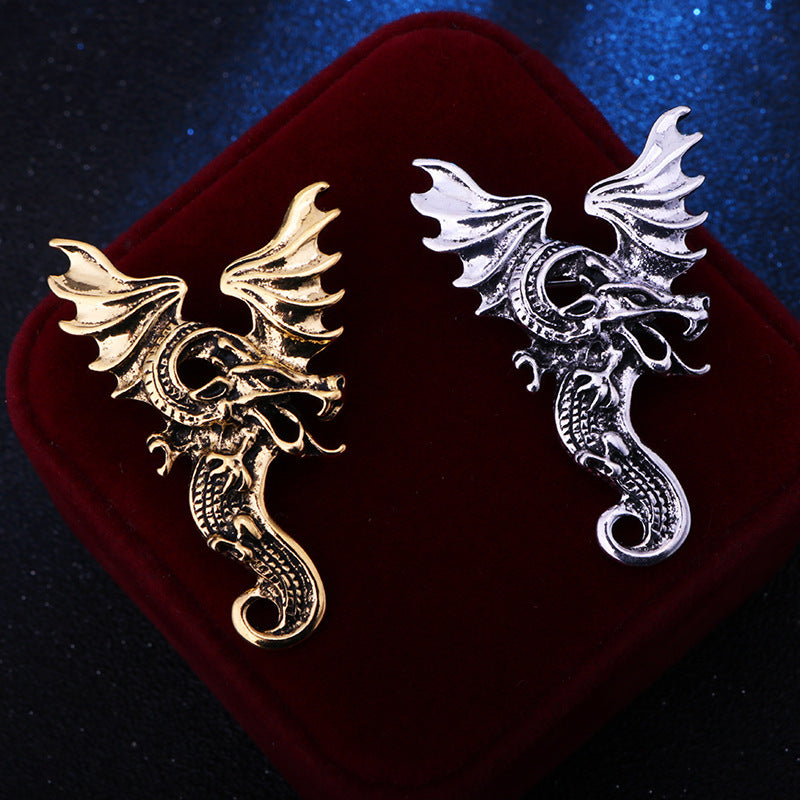 Flying Dragon Wing Dinosaur Brooch