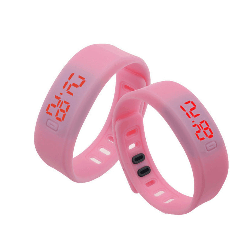 Fashion red light LED bracelet silicone wrist