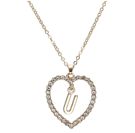 Romantic Love Pendant Necklace For Girls