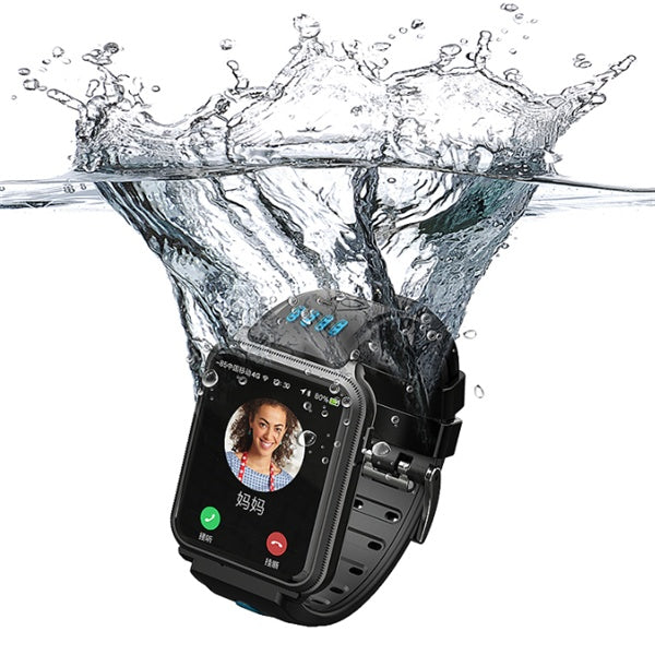Fully Waterproof Smart Phone Watch: 4G & High-Resolution Display
