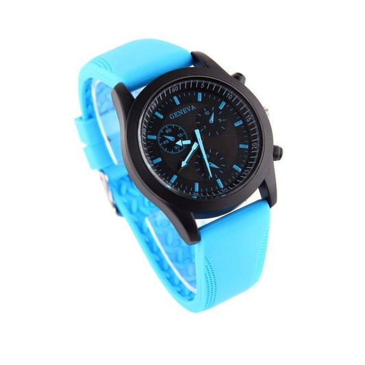 Fashion Jelly Silicone Strap Quartz Watch