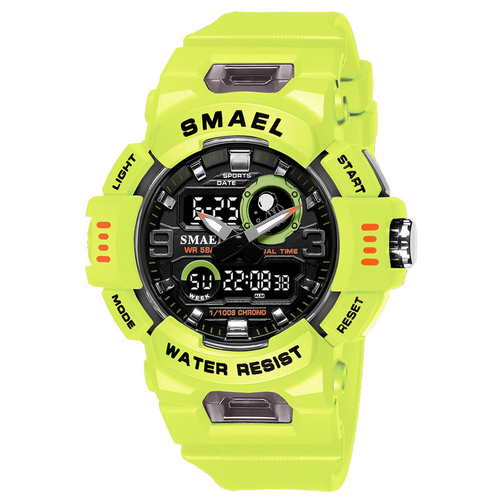 New Outdoor Electronic Alarm Sports Watch Double Display Electronic Watch