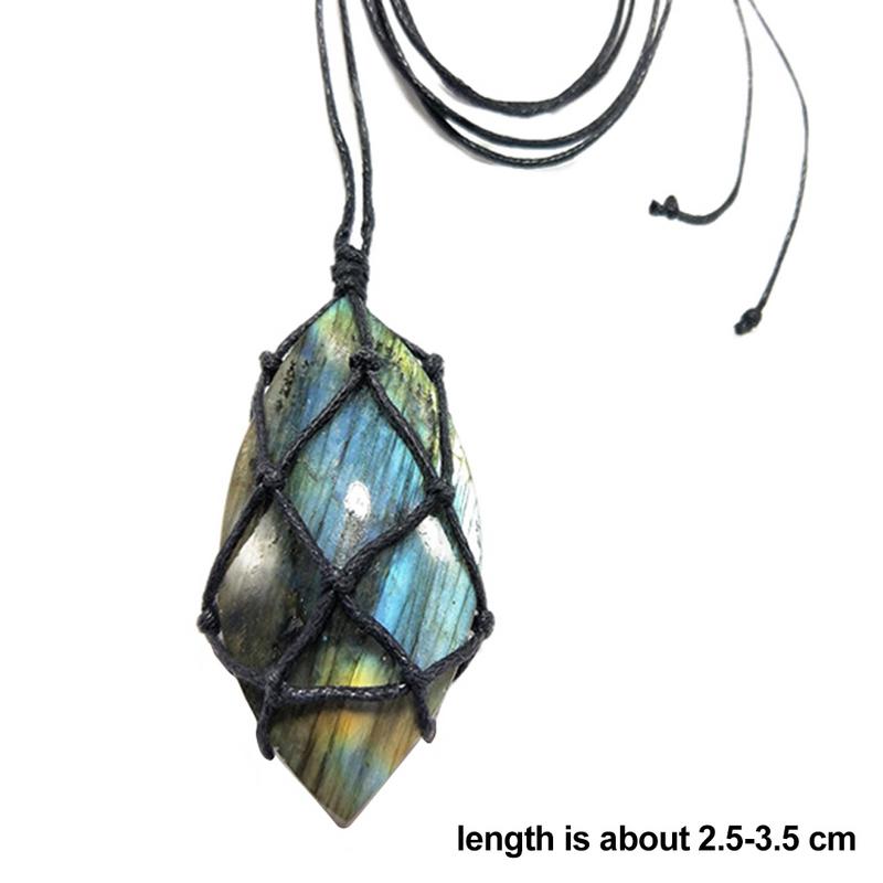 Natural Labradorite Pendant Necklace