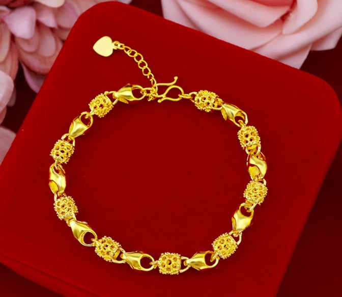 Durable Gold-Plated Brass Bracelet