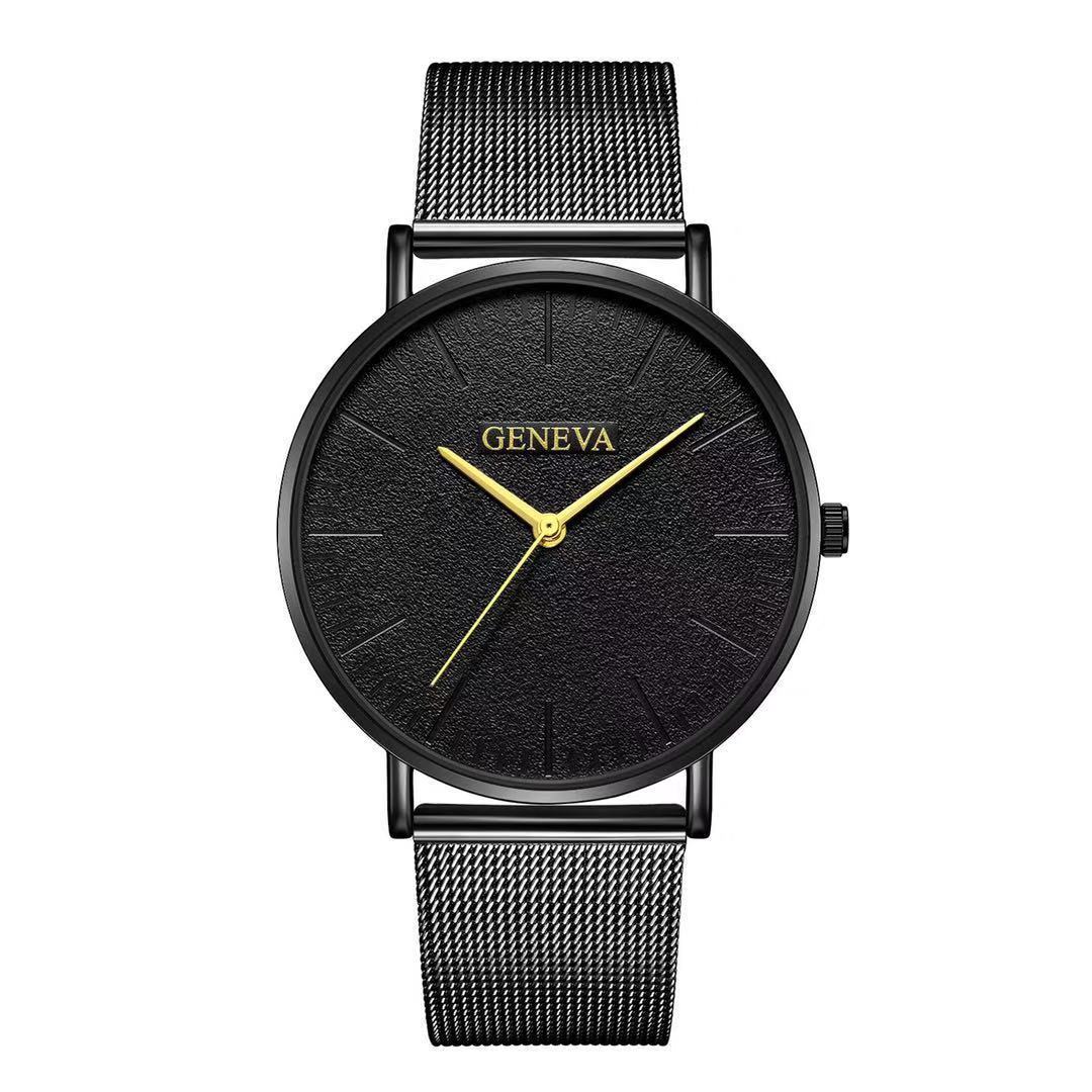 Men's watch men's watch steel mesh strap watch