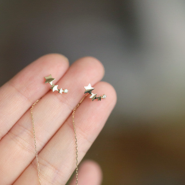 Super beautiful meteor earring earrings