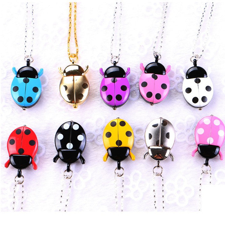 Cartoon beetle hanging chain pocket watch