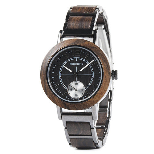 Couple watch wooden watch