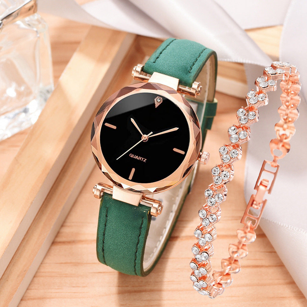 Minimalist Quartz Watch & Bracelet Duo