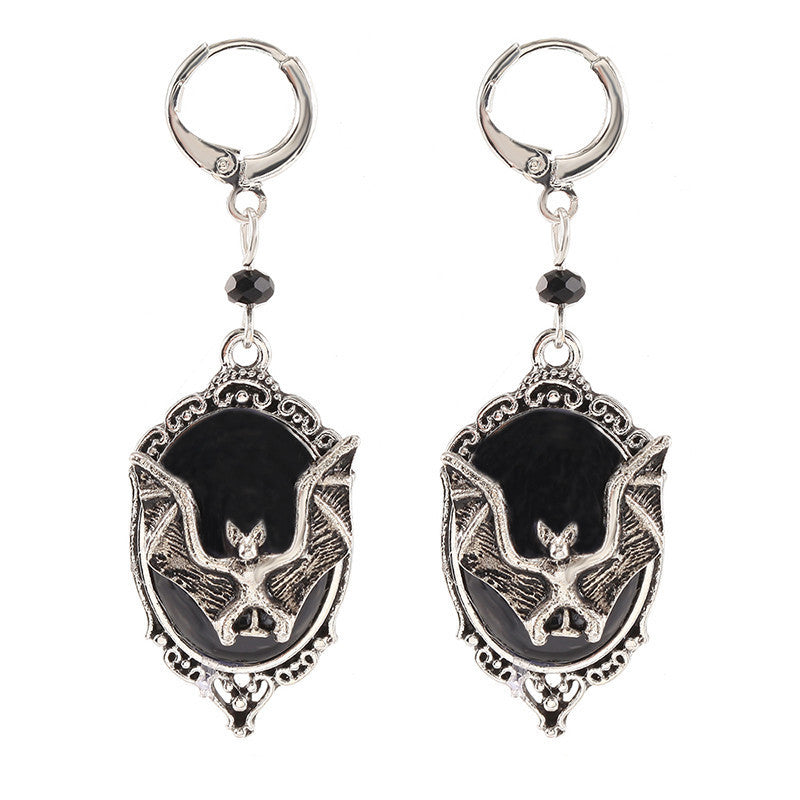 Halloween bat earrings